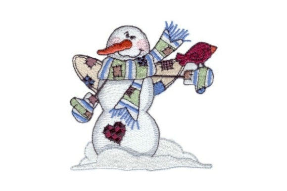 Angelic Snowman Bertie: A Seasonal Embroidery Review