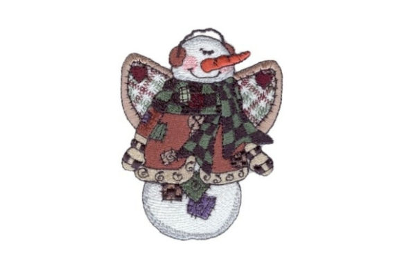 Angelic Snowman Scottie: An Embroidery Designer's Review