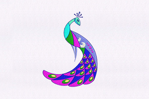 Art Deco Peacock Design: Pro Embroidery Review