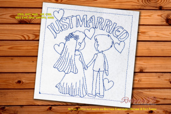 Couple Just Got Married Redwork: Small Business Review