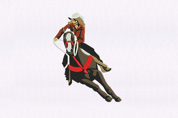 Female Horse Jockey Design: A Seasonal Review for Embroidery Sellers