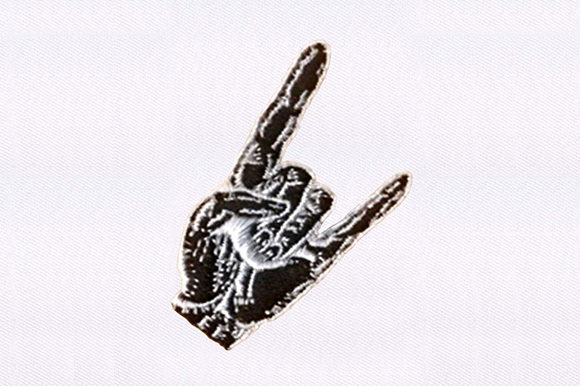 Horns Hand Sign: A Design Worth Stitching for Gifts