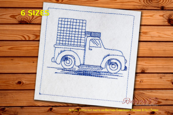 Old Red Truck Redwork: A Designer's Review