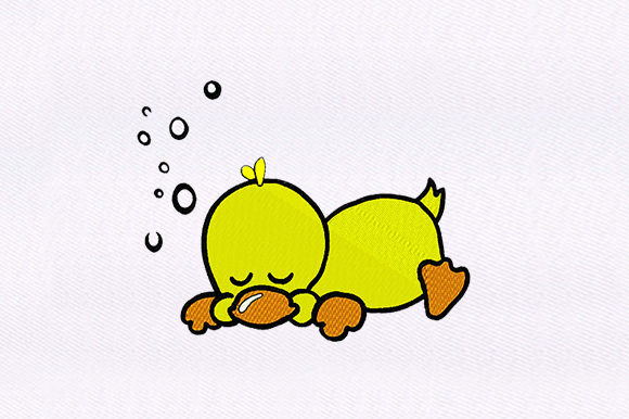 Sleeping Duck Embroidery Design Review for Seasonal Products