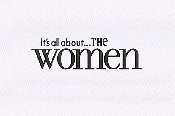 Woman Quote: A First Look From an Embroidery Seller